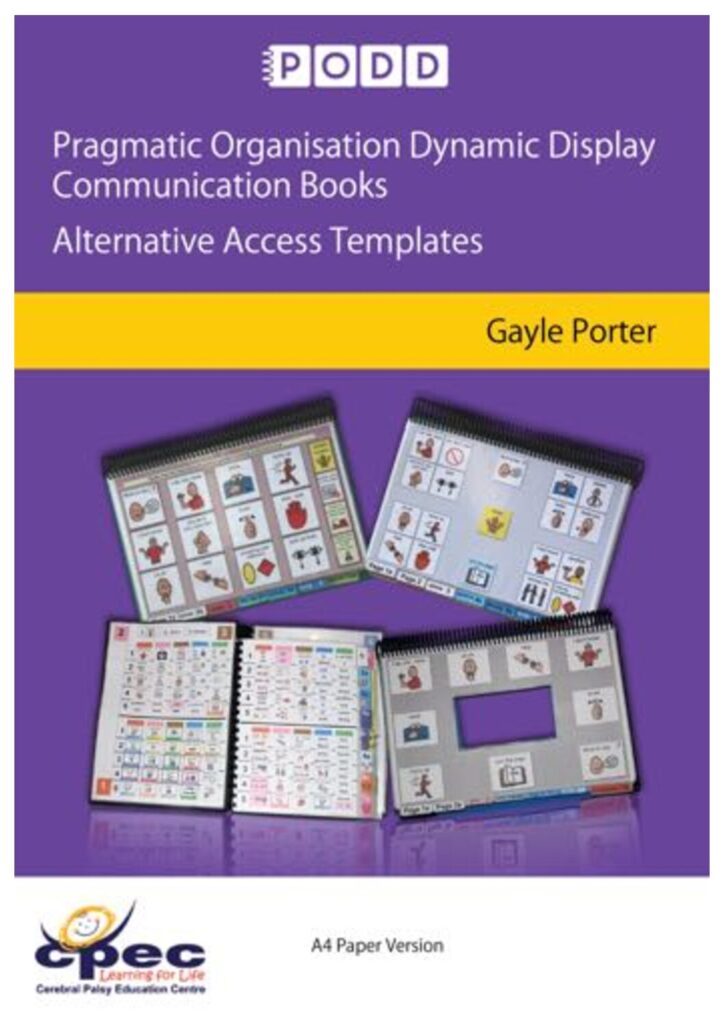 Cover of the PODD Alternative Access Templates manual